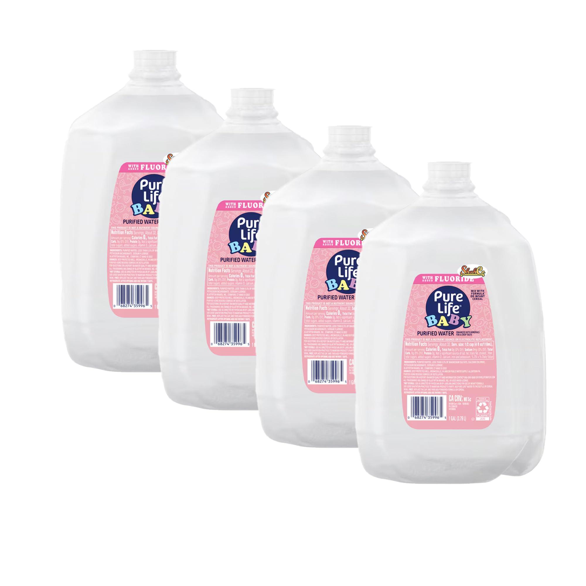 Pure Life Baby Purified Water, 1 Gallon 4 Jugs - Image 2