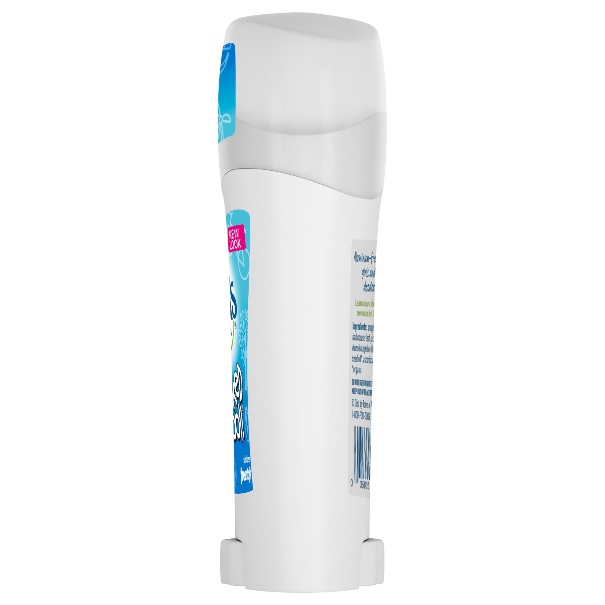 Tom’s of Maine Freestyle Wicked Cool! Natural Deodorant for Tweens, Aluminum Free Deodorant Stick, 1.6 oz (3 Pack) - Image 9