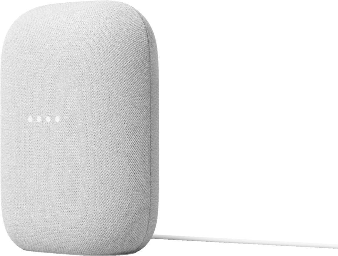 Google Audio Bluetooth Speaker - Wireless Music Streaming, Powerful Sound, Assistant Built-in, Wi-Fi and Bluetooth Connectivity, Smart Home Control, Stereo Pairing (Chalk) - Image 3
