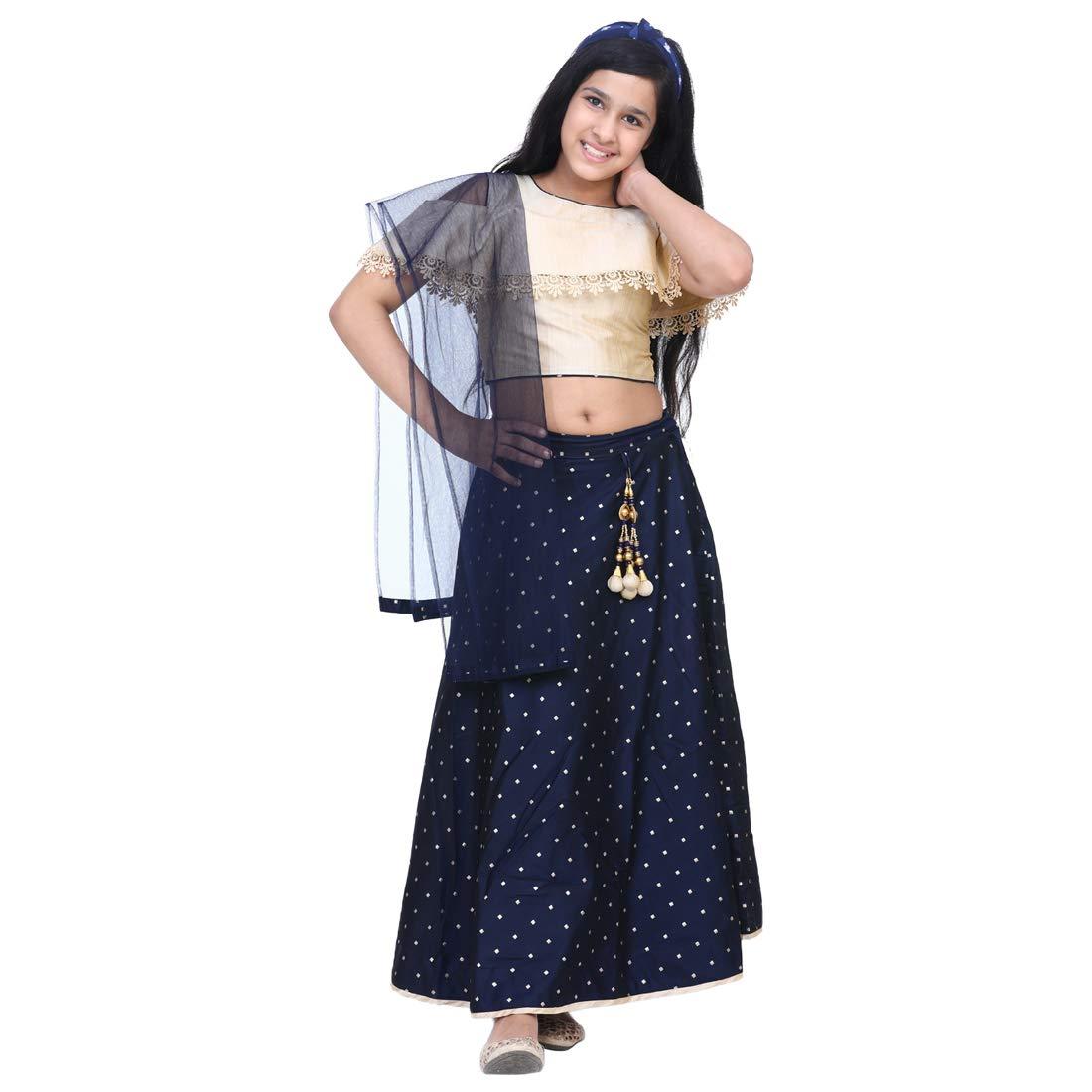 ADIVA Girls Indian Ethnic Wear Lehenga Choli for Kids