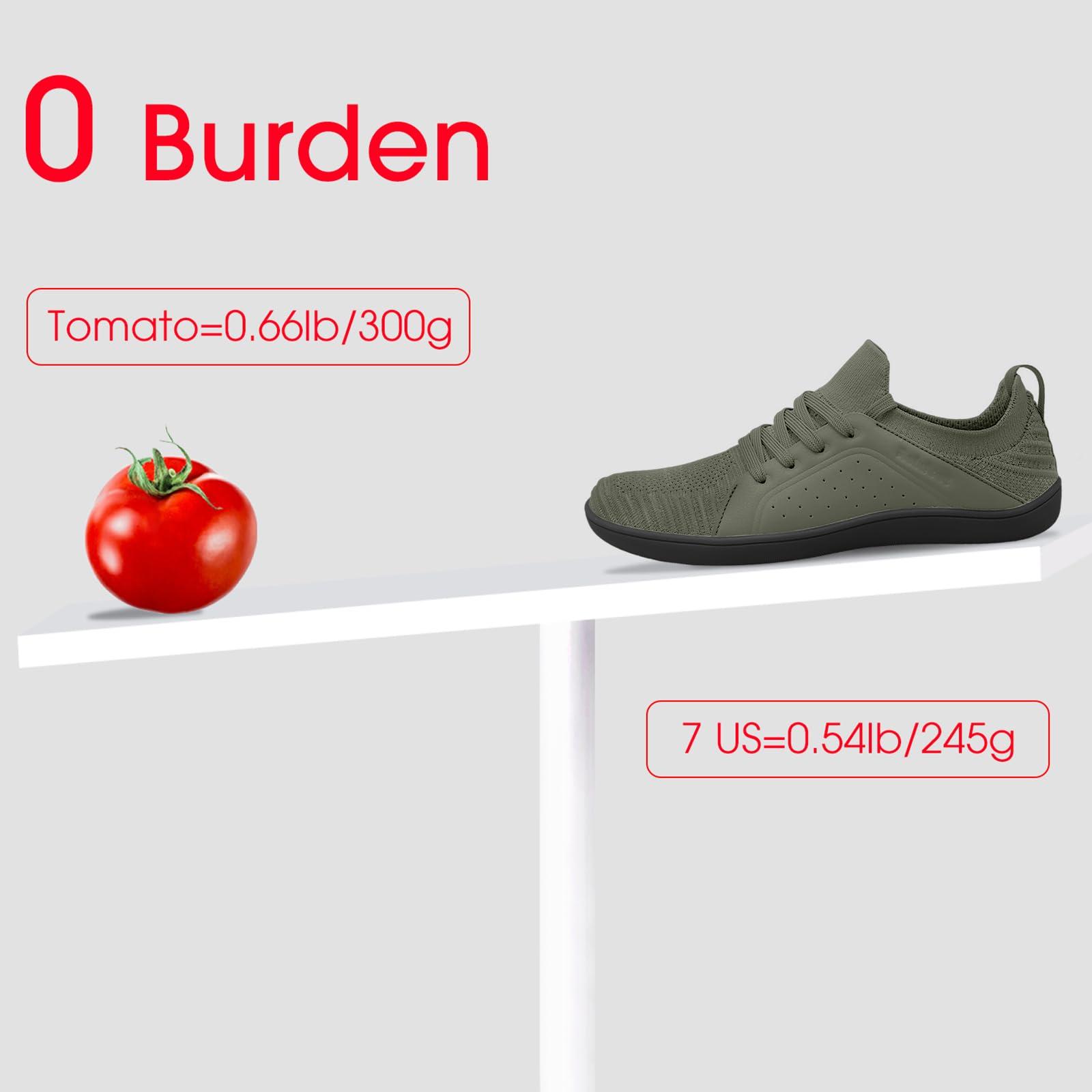 relxfeet Men's Barefoot Shoes Minimalist Cross-Trainer Shoes Wide Toe Walking Shoes Zero Drop Sole Trail Running Sneakers - Image 5
