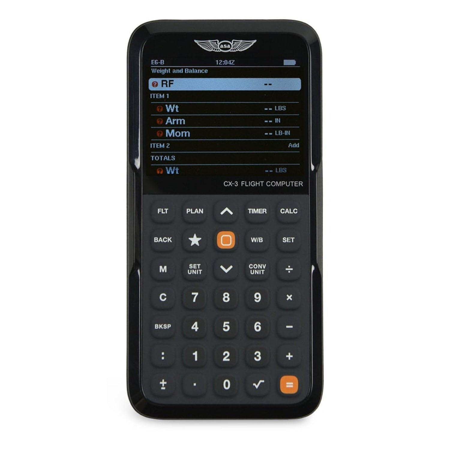 ASA CX-3 Flight Computer – Advanced Electronic E6B for Accurate Flight Planning and FAA Exam Preparation - Image 3