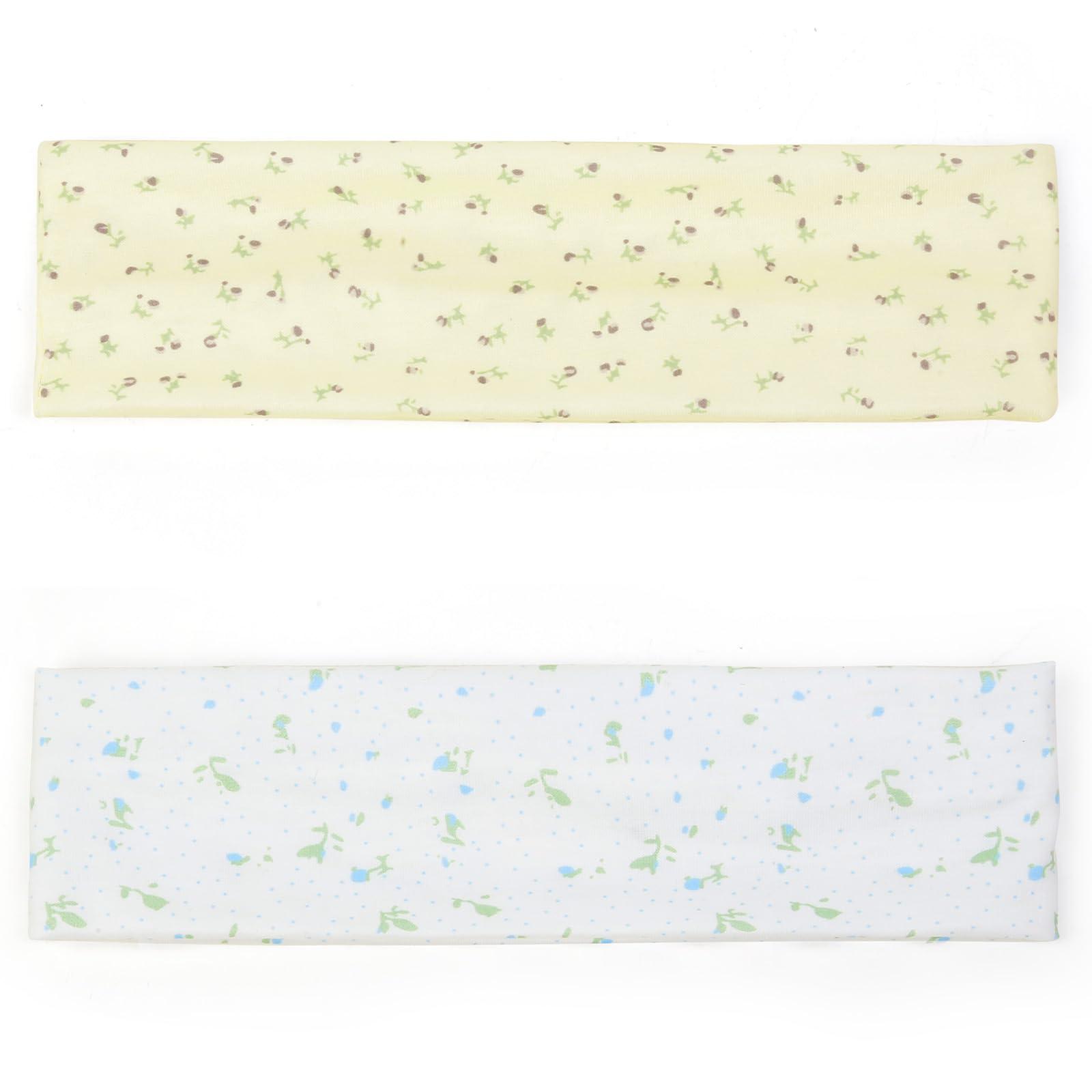 TERSE Fashion Women's Headbands for Short Hair Non Slip Elastic Floral Hairbands, Soft Fabric 2 Inches Thick Stripe Head Bands for Girls, Valentine's Day Heart Headbands - Image 4