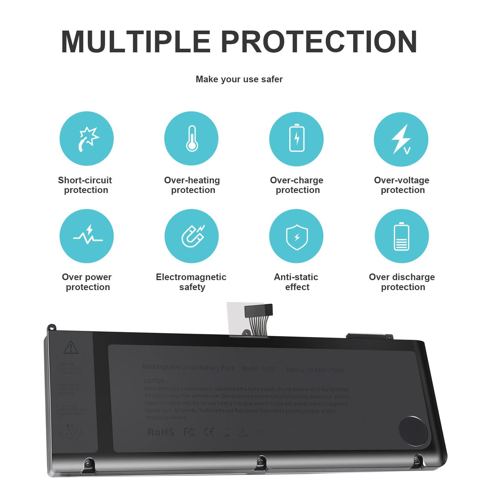 Fancy Buying A1321 A1286 (Mid 2009 Mid 2010) Laptop Battery for MacBook Pro 15 Inch Battery A1321 A1286 MC371LL/A MC372LL/A MB985 MB986 MC118 - Image 5