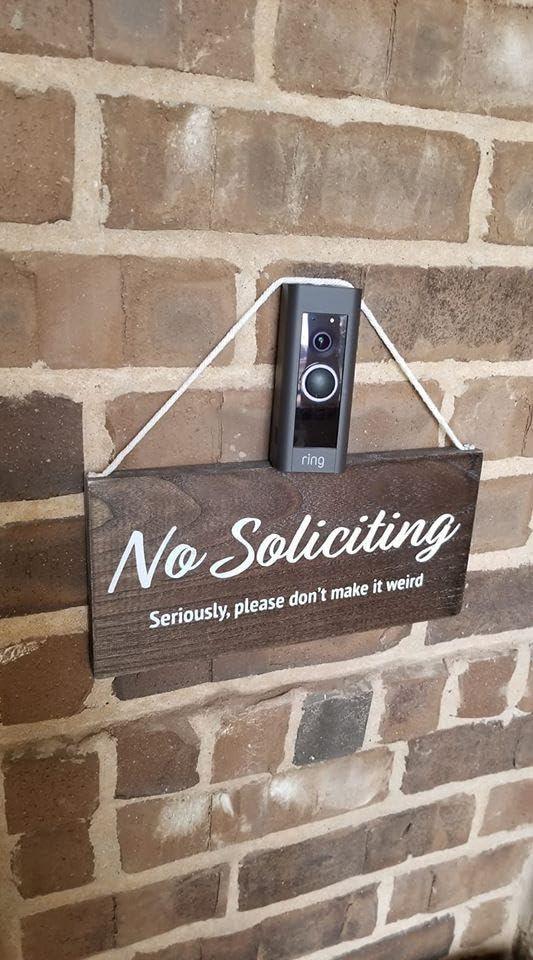 No Soliciting Sign for House Funny - No Soliciting Sign For Door - Seriously, Please Don't Make It Weird - Image 6