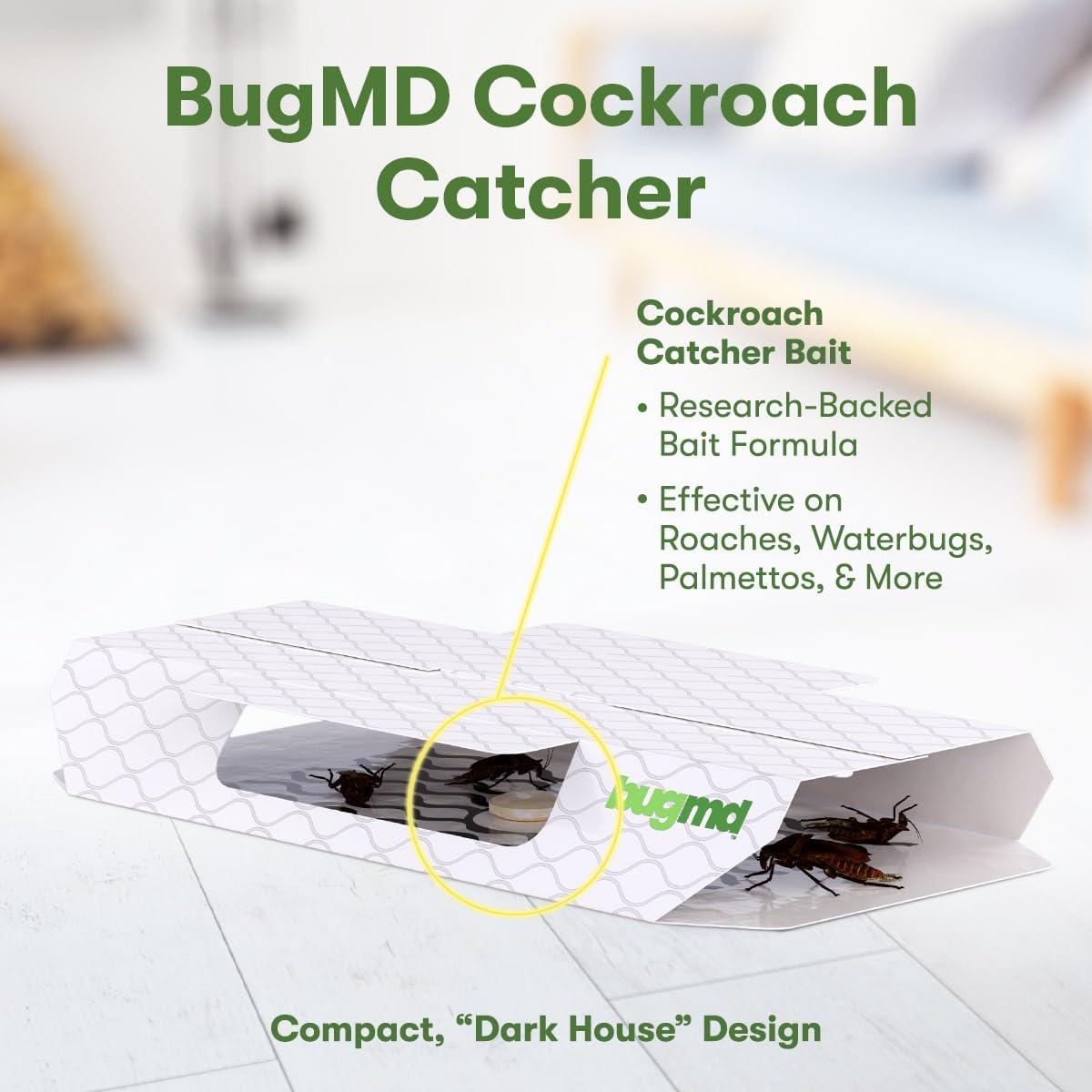 BugMD Essential Pest Control Concentrate (3 Pack) with Spray Bottle 32 oz, BugMD Cockroach Catcher (1 Pack) and BugMD Bed Bug Trap (1 Pack) Bundle - Image 4