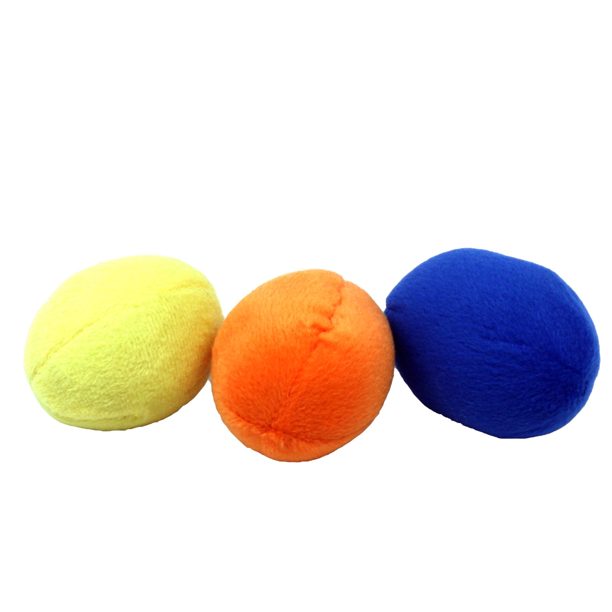 Outward Hound Squeakin' Eggs Plush Replacement Dog Toys - 3 Pack