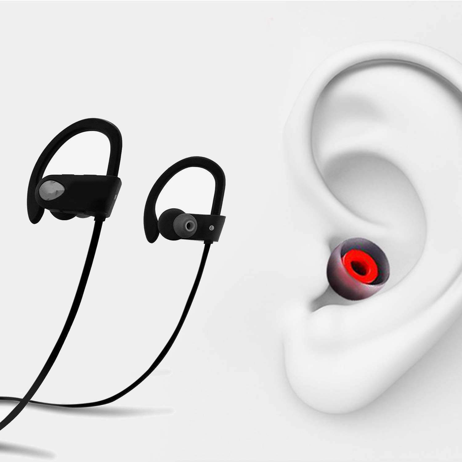 Silicone Replacement Ear Tips Earbuds Eargels for Mpow,Tozo Aukey, Senso,Hussar,Letscom etc Bluetooth Earphones, 6 Paris (Green and Gray) - Image 5