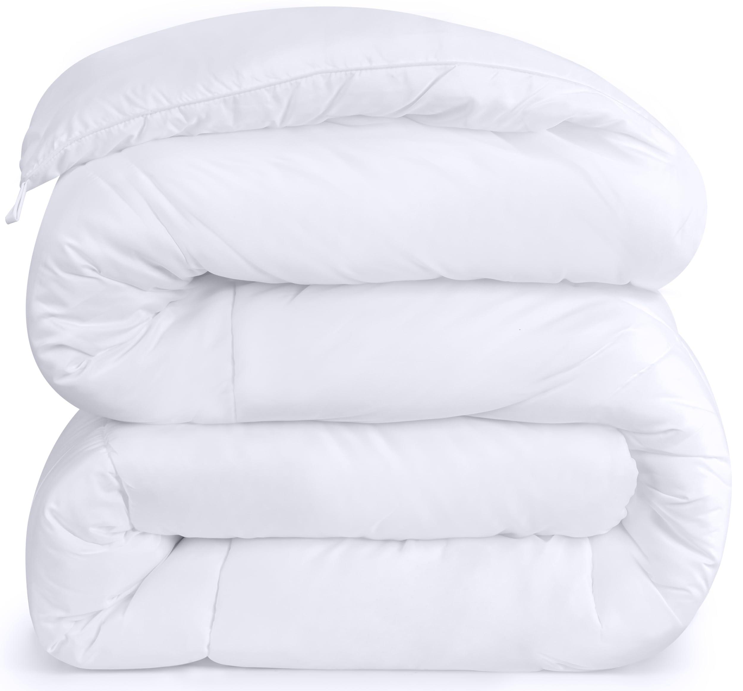Utopia Bedding Down Alternative Comforter (Twin, White) - All Season Comforter - Plush Siliconized Fiberfill Duvet Insert - Box Stitched - Image 9