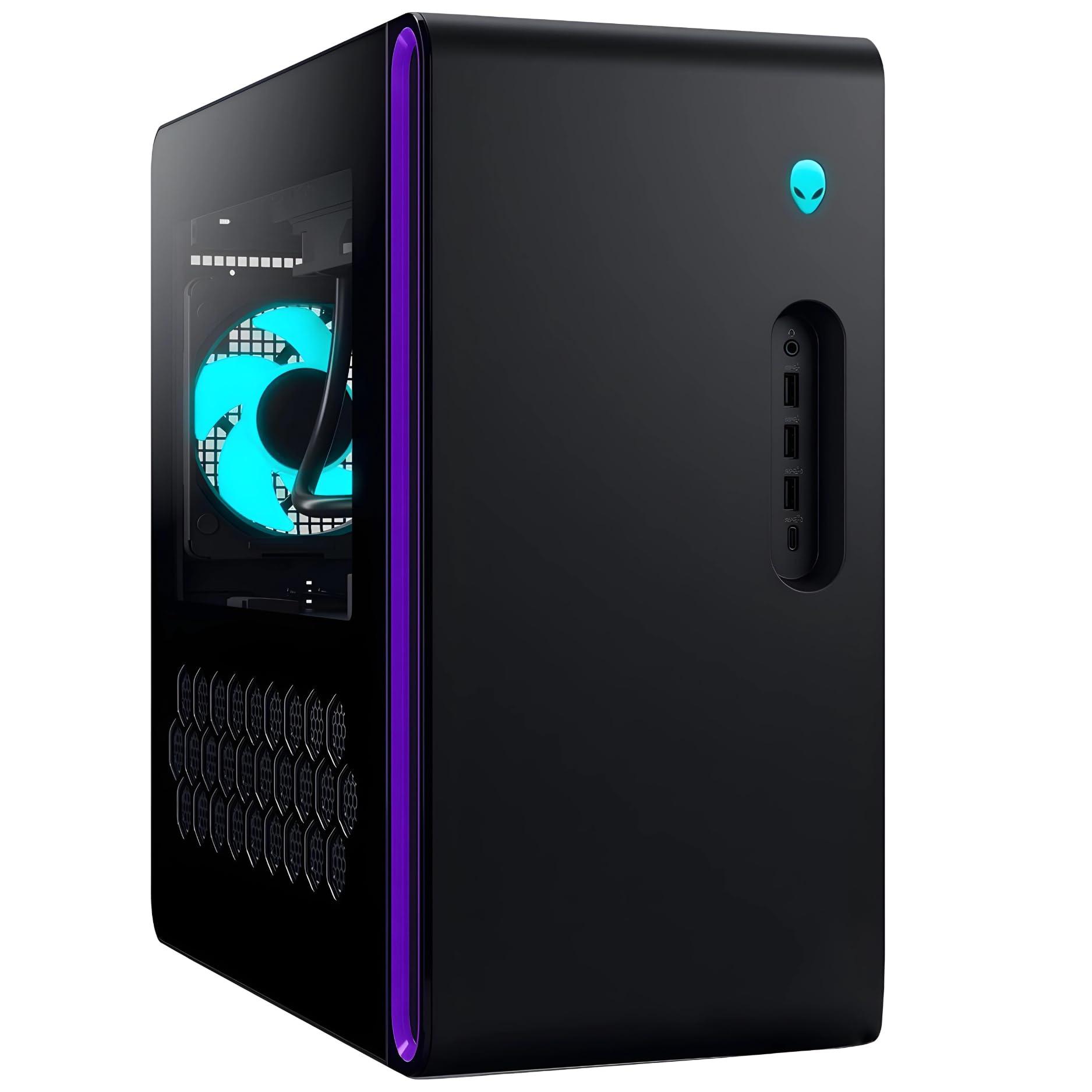 Alienware Aurora R16 Gaming Desktop PC - Intel Core i9-13900 24-Core up to 5.60 GHz, 64GB RAM, 1TB NVMe SSD + 2TB HDD, GeForce RTX 4070 12GB GDDR6X, Windows 11 Home, Liquid Cooling, Basalt Black