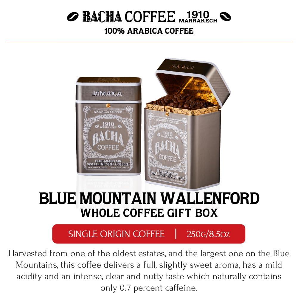 Bacha Coffee | Blue Mountain Wallenford Single Origin Signature Nomad Collection, Medium Roast, 100% Arabica Whole Beans, 250g - Image 2