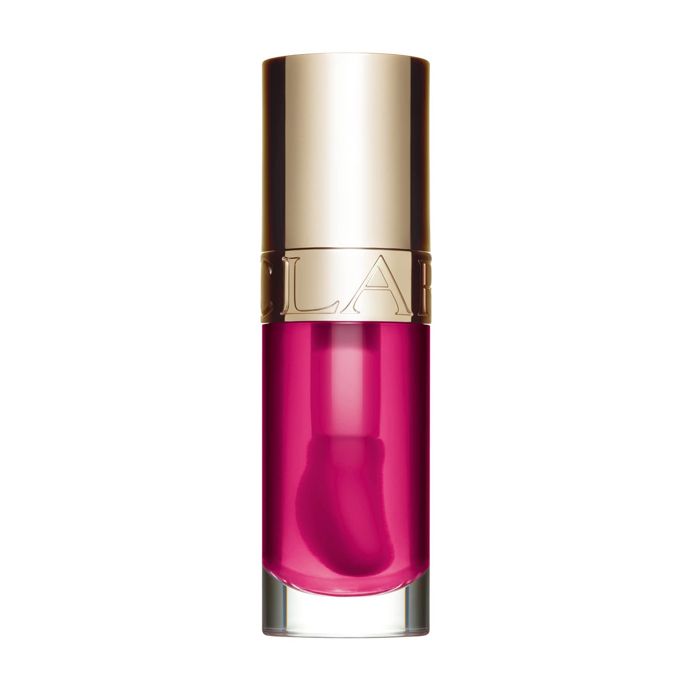 Clarins Lip Comfort Oil | Hydrating, Nourishing and Moisturizing Lip Oil | Sheer, High Shine Finish | Soothes, Comforts and Protects Lips | Visibly Plumps | 93% Natural Ingredients | 0.2 Ounces