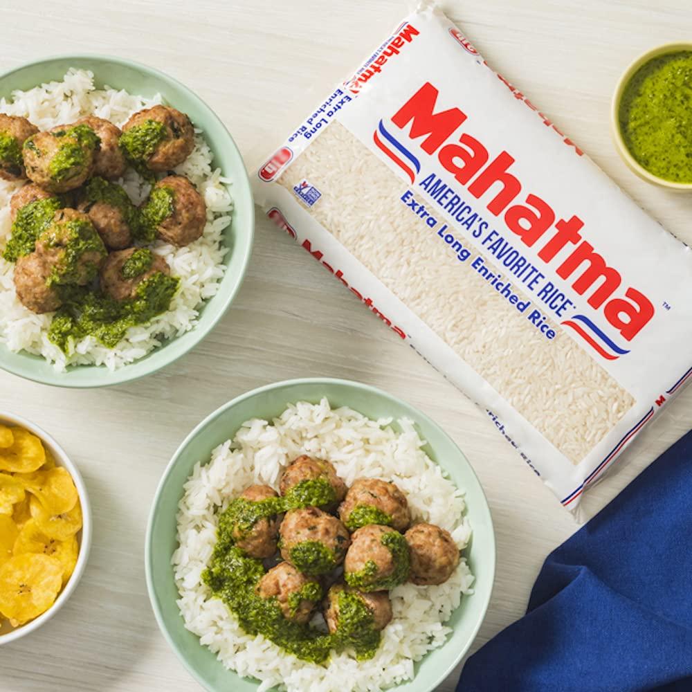 Mahatma Extra-Long-Grain Rice 5-Pound Rice Bag, Gluten-Free and Non-GMO White Bulk bag, 1 Bag of - Image 9