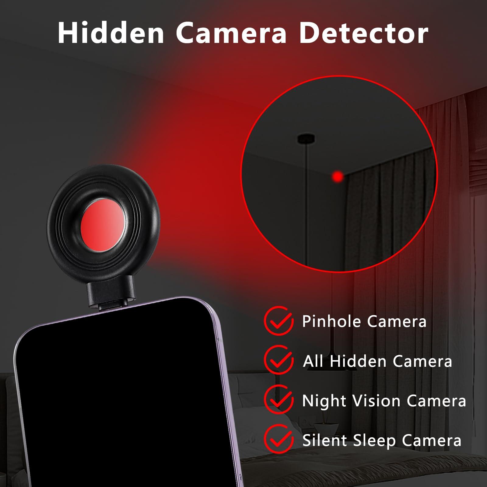 OJR Mini Hidden Camera Detector - Camera Finder and Spy Cam Detection Device - Detects Wireless and Wired Cameras for Privacy Protection - Image 2