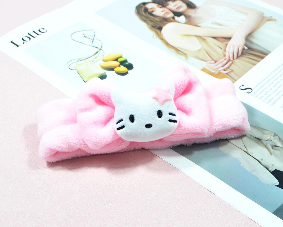GGJQQDM Kawaii Headband for Spa, Makeup, Face Washing & Pajama Parties - Suitable for Girls and Women (F) - Image 2