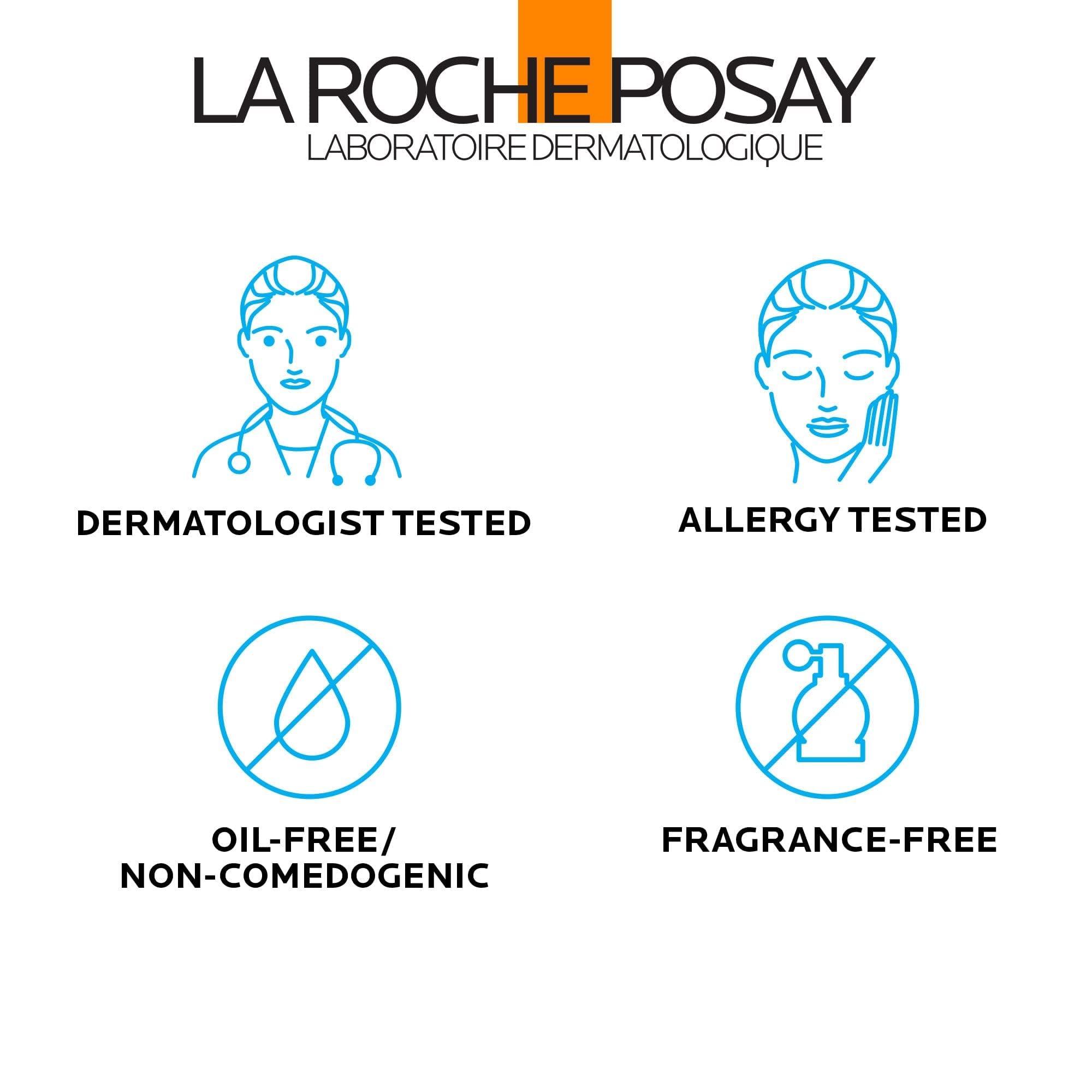 La Roche-Posay Anthelios Sunscreen SPF 50, Ultra-Light Fluid Broad Spectrum SPF 50, Face Sunscreen with Titanium Dioxide Mineral, Lightweight & Fast-Absorbing, Oil-Free, Matte Finish - Image 6