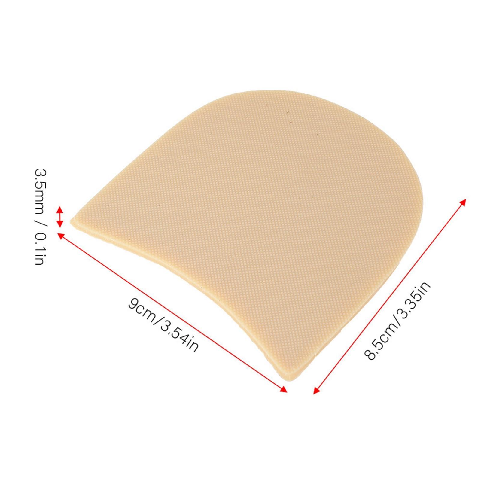 Fydun Boot Heel Replacement, Rubber Anti Slip Sole Pad Thicken for Health Household Shoe Repair Accessories Shoe Repair Boots Yellow (Yellow) - Image 8