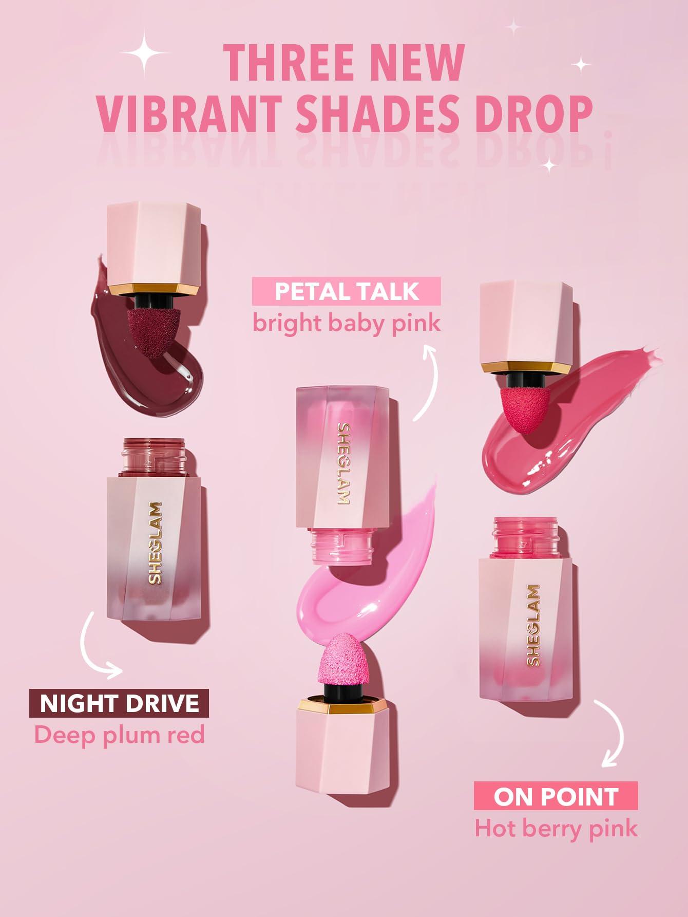 SHEGLAM Color Bloom Liquid Blush Makeup for Cheeks Matte Finish - Petal Talk - Image 4