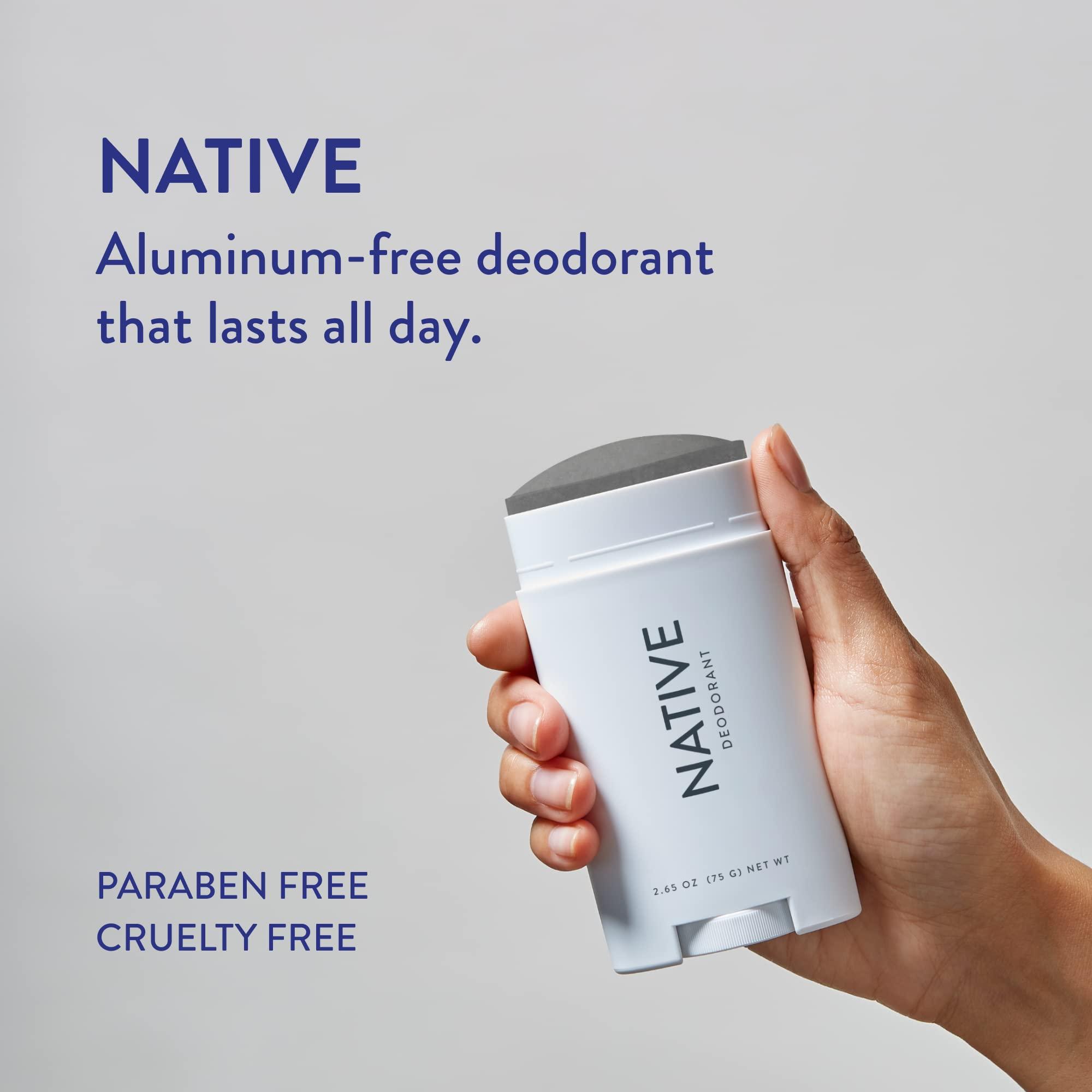 Native Body Wash and Deodorant Bundle - Men & Women - Sulfate Free, Dye Free, with Naturally Derived Clean Ingredients - Charcoal - Image 6