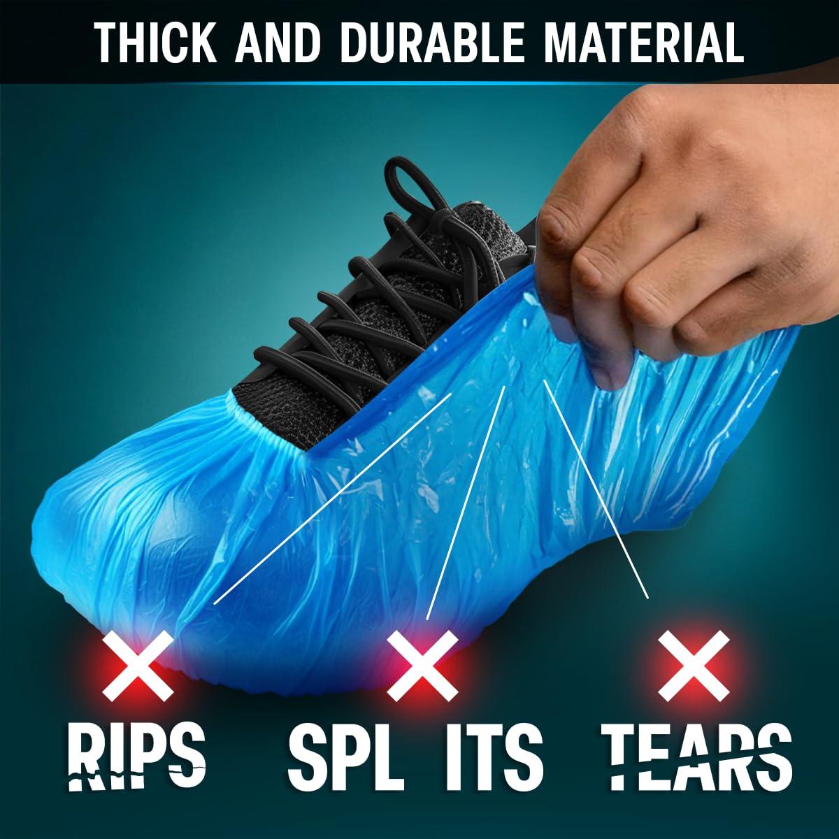 120 PCS Shoe Covers Disposable Non Slip, Waterproof, Recyclable Shoe Booties, shoe covers for indoors and out - One Size Fits All - Image 6