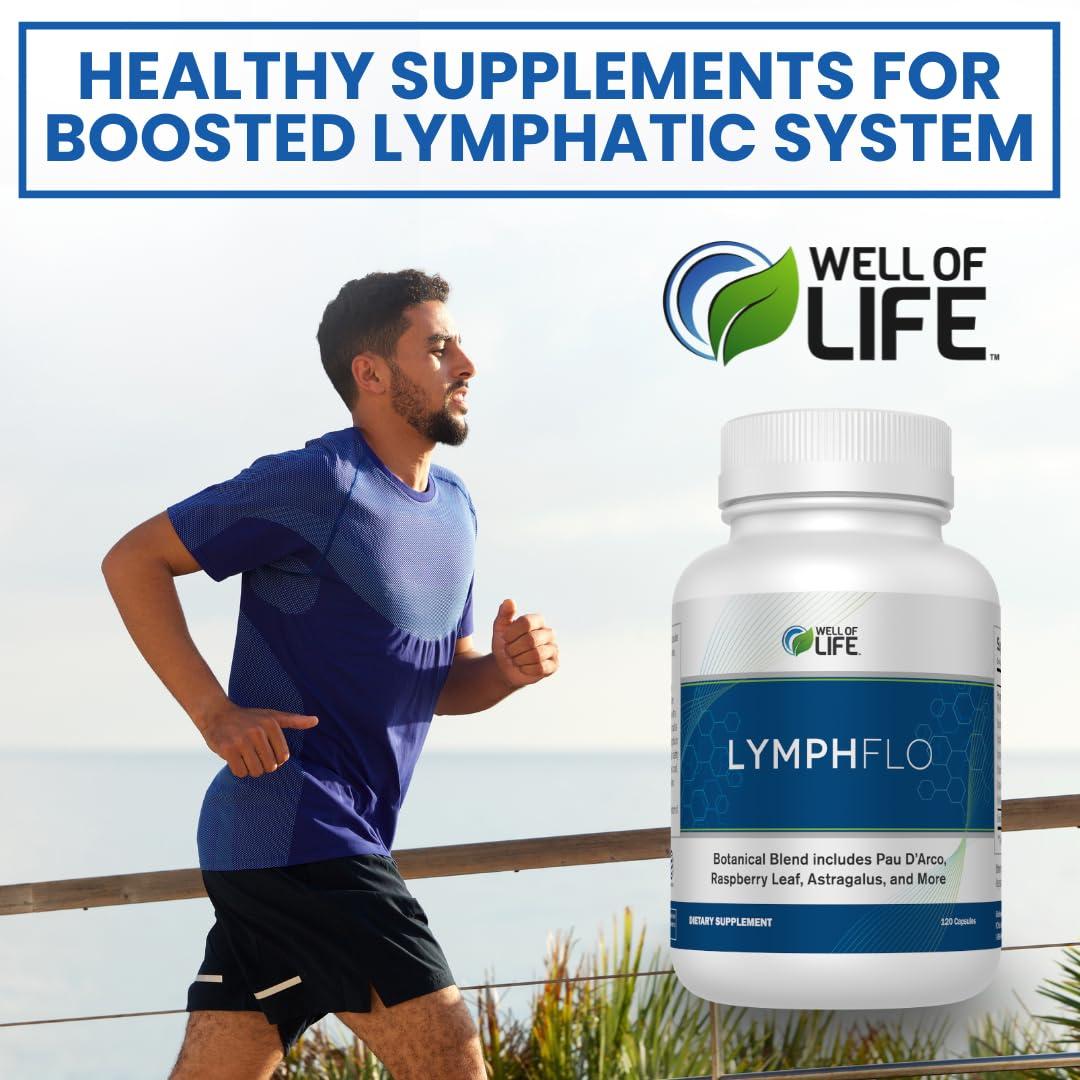 LymphFlo: Herbal Support for Detox, Immunity & Well-Being. Formulated with PAU d’Arco, Cleavers & Red Peony Root in 1100mg, 180 V-Capsules to Optimize Lymphatic Function, Enhance Vitality - Image 4