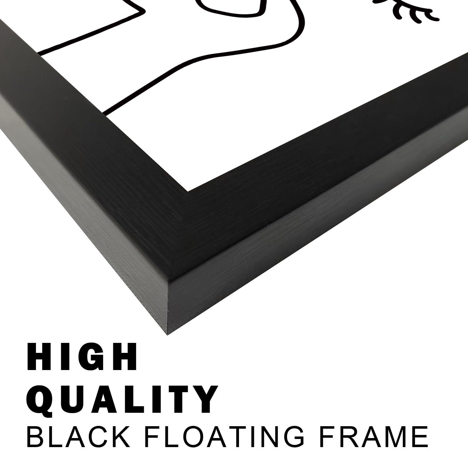AIANHUA Black and White Bathroom Wall Decor Bad Smell Humorous Wall Art Funny Guest Toilet Picture Print Painting Modern Minimalistic Bathroom Sign - Image 5