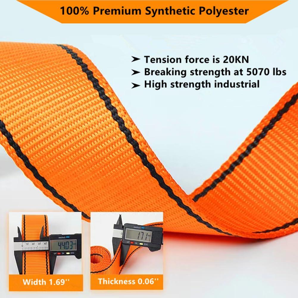 GLOROUSCHU Full Body Safety Harness Tool Fall Protection，OSHA/ANSI Compliant,ASTM F1774certified | INTERNAL Shock Absorbing Lanyard（Orange） - Image 6