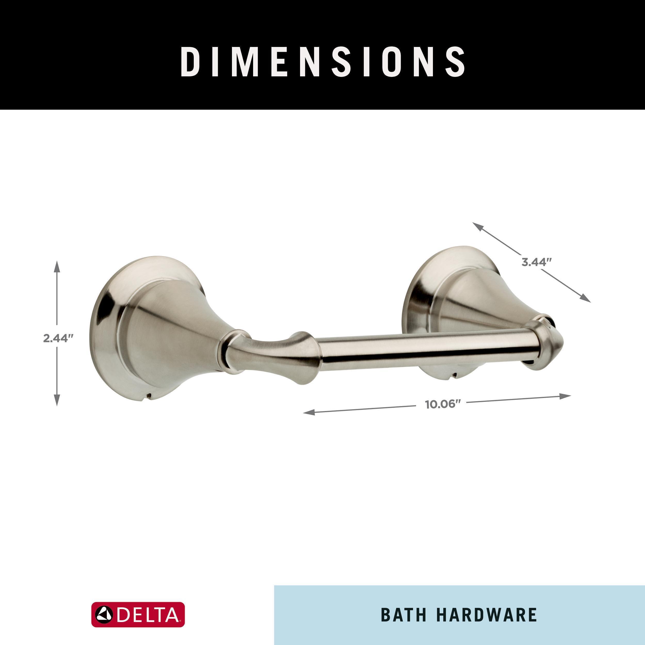 Delta Faucet 79450-SS Linden Toilet Paper Holder, 12 x 6 x 5 Inches, Brilliance Stainless Steel - Image 3
