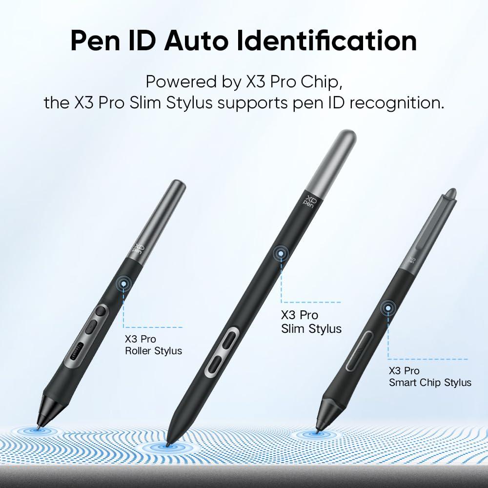 XPPen X3 Slim Stylus 16K Pressure Levels - Battery-Free - Compatible with XPPen & Huion Drawing Tablets - Image 6