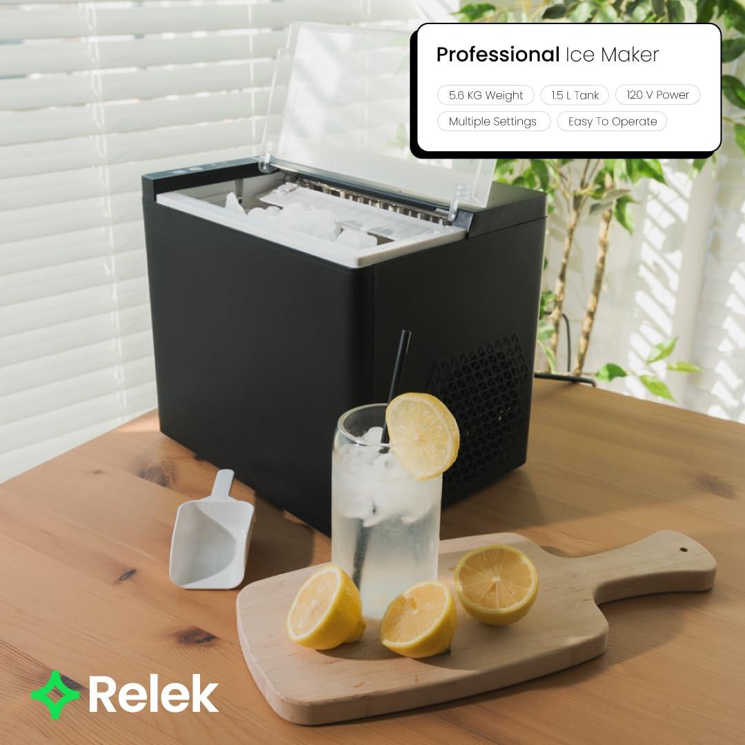 Ice Machine - Portable Ice Machine, Portable Ice Makers - Versatile and Easy to Use Ice Maker for Home - Ice Maker by Relek - Image 8