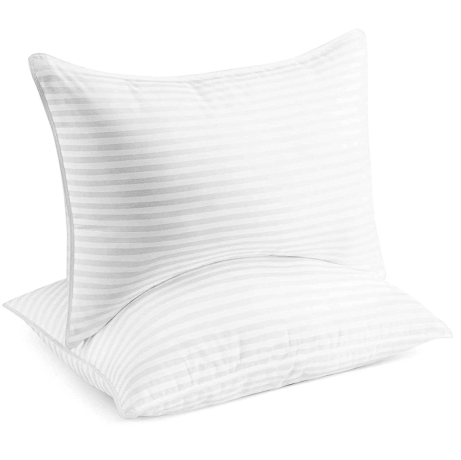 Beckham Hotel Collection Bed Pillows Standard/Queen Size Set of 2 - Original Down Alternative Pillow for Sleeping - Bedding for Back, Stomach or Side Sleepers - Image 4