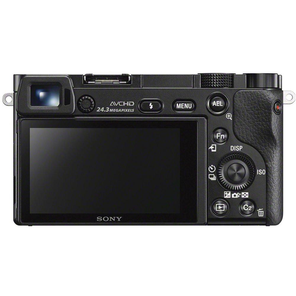 Sony Alpha a6000 Mirrorless Digital Camera 24.3MP SLR Camera with 3.0-Inch LCD (Black) w/16-50mm Power Zoom Lens - Image 4