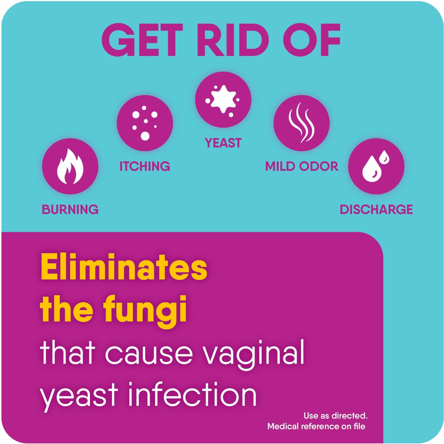 Lagicam 3 Day Vaginal Yeast Infection Treatment for Women, Start working on the 1st Day, Miconazole Nitrate, Antifungal Cream relieves Itching and Irritation, 3 Disposable Applicators & Cream (1 Pack) - Image 4