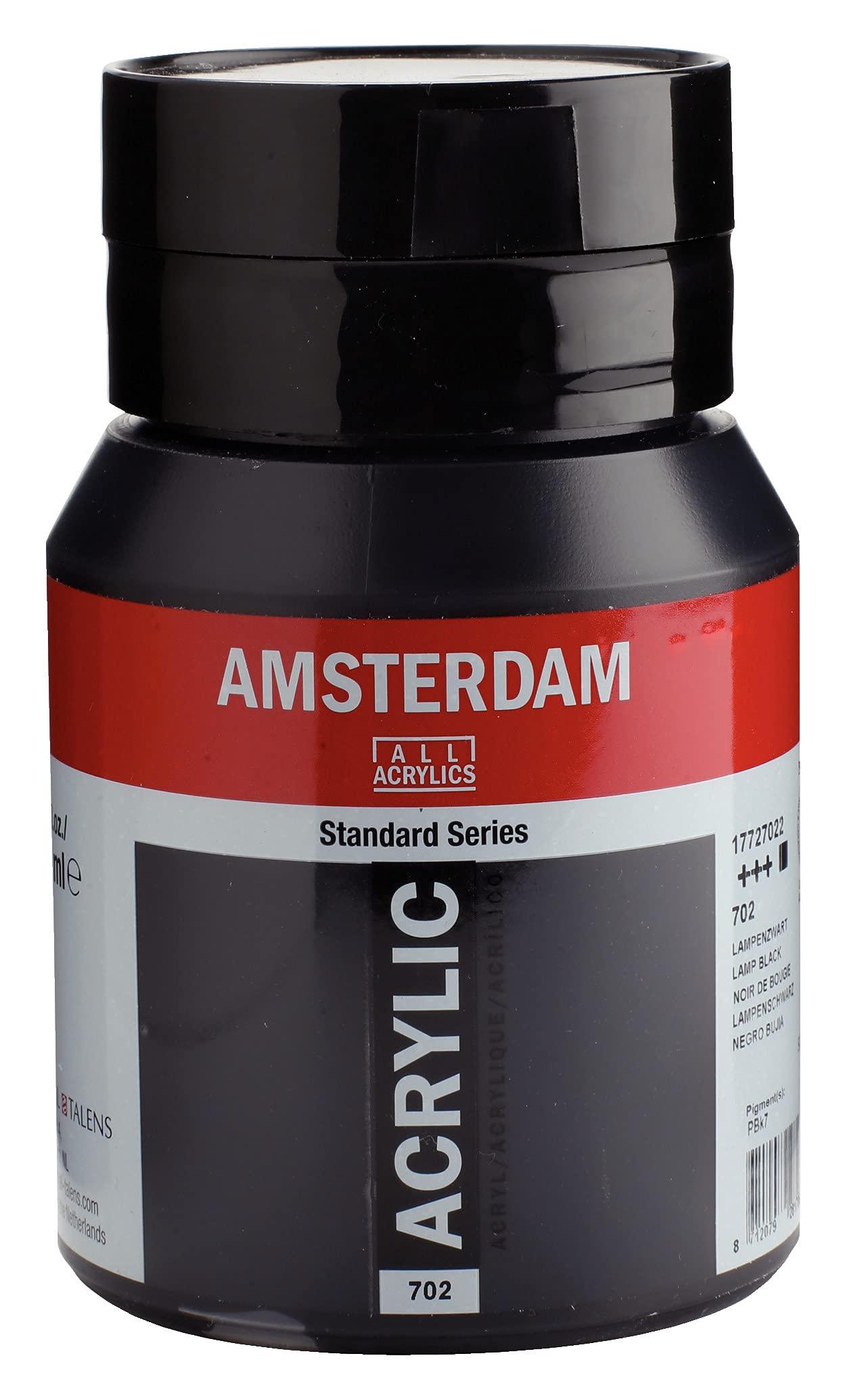 Amsterdam Standard Series Acrylic Jar 500 ml Lamp black 702 (17727022)
