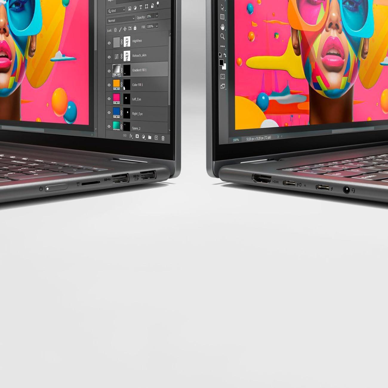 Lenovo Yoga 7i 2-in-1 Laptop, 16" 2K Touchscreen Display, Core Ultra 7 155U (Up to 4.80 GHz), 16GB DDR5, 1TB PCIe SSD, Wi-Fi 6E, Backlit KB, FP Reader, TB 4, Webcam, Keypad, PDG HDMI, Win 11 Pro - Image 5