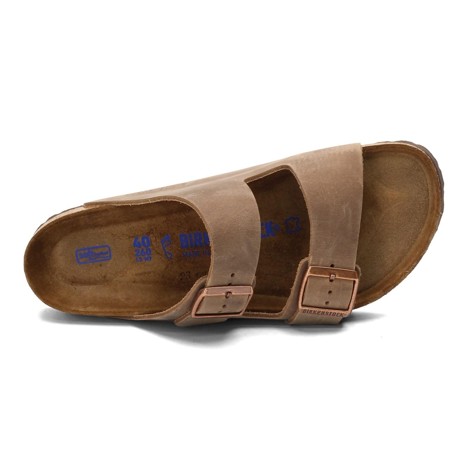 Birkenstock Unisex-Adult Soft Footbed Arizona SFB Iron Oil Lt - Image 7