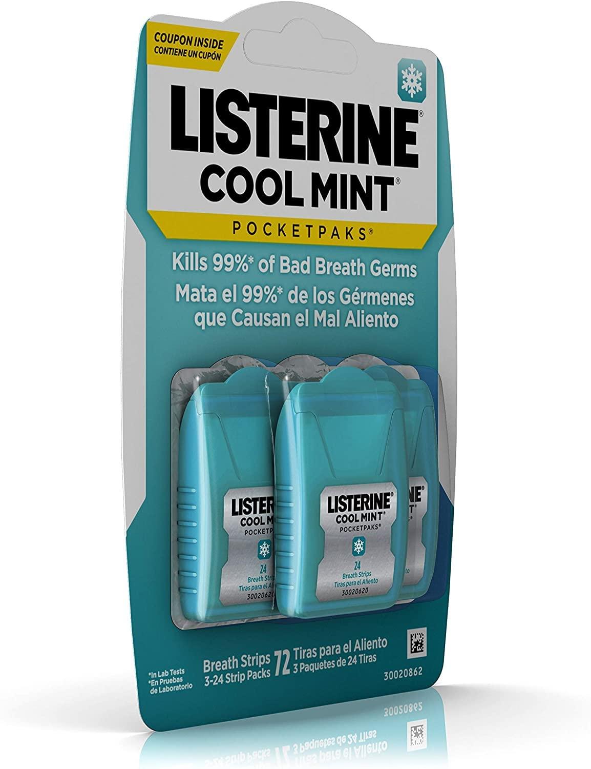 Listerine Cool Mint Pocketpaks, 24 count (pack of 6) - Image 6