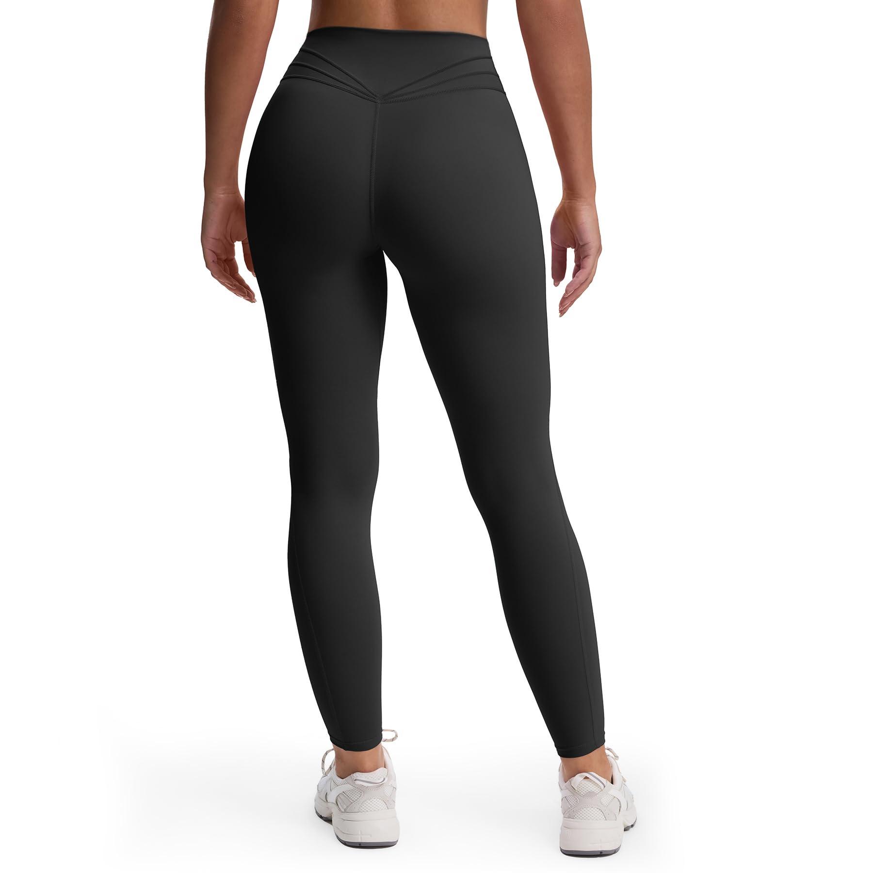Aoxjox High Waisted Workout Leggings for Women Trinity Yoga Pants 26.5"