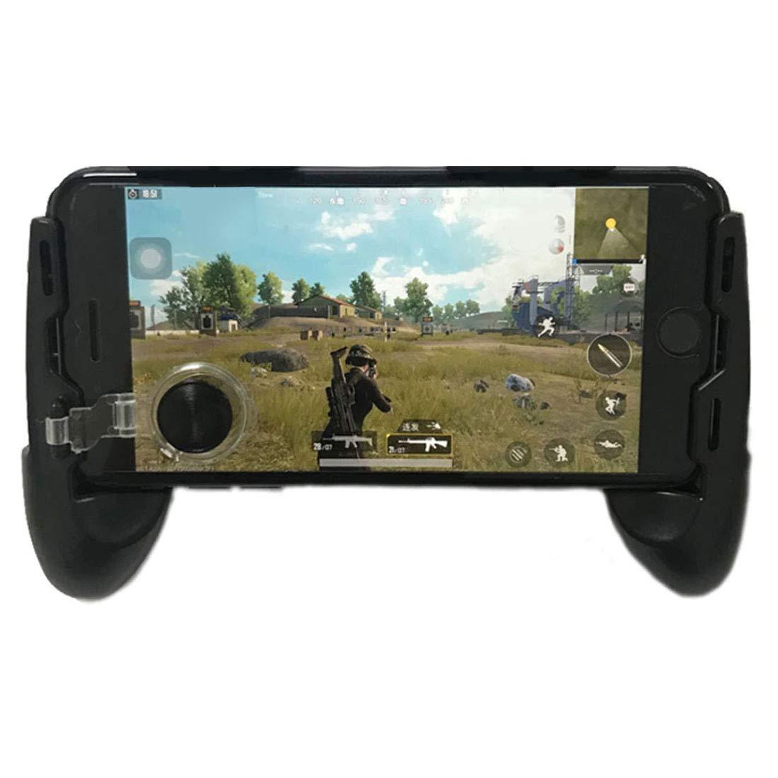 Mobile Joystick Controller Grip Case for Smartphones, Mobile Phone Gaming Grip with Joystick, Controller Holder Ergonomic Design (Black Type 01) - Image 2
