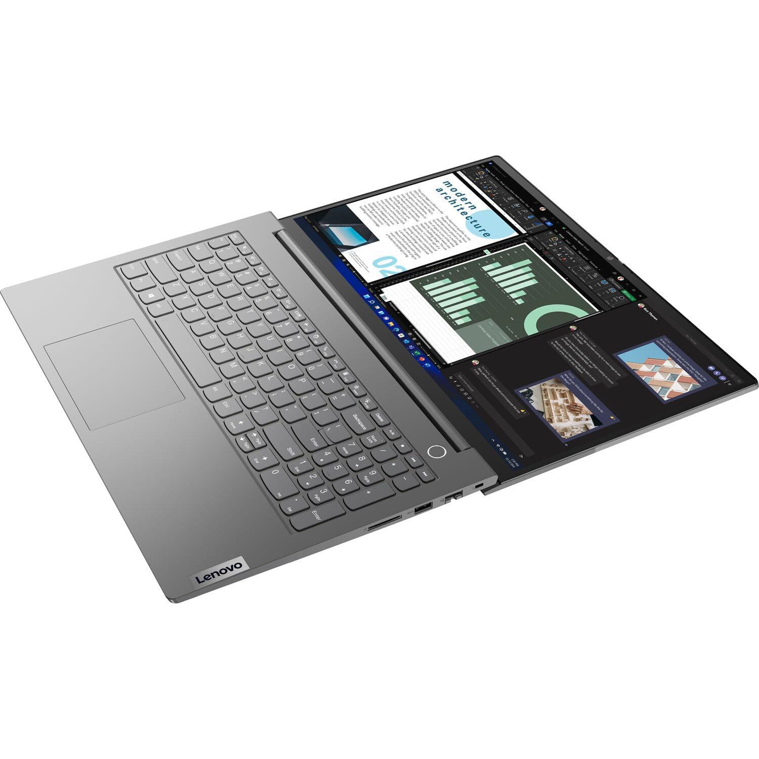 Lenovo ThinkBook 15 Gen 4 Business Laptop (15.6" FHD Anti-Glare, Intel 10-Core i7-1255U, 16GB RAM, 512GB SSD), 1080p Webcam, Fingerprint, IST SD Card, Thunderbolt 4, Ethernet, Win 11 Pro w/Copilot - Image 5