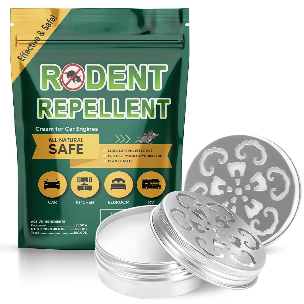 UDyoude Rodent Repellent for Car Engines, Mouse Repellents for Car, Pest Repellant, Cars Rodent Repellent Under Hood, Keeping Rodents Out of House, Peppermint to Repel Mice and Rat Repellent-2P