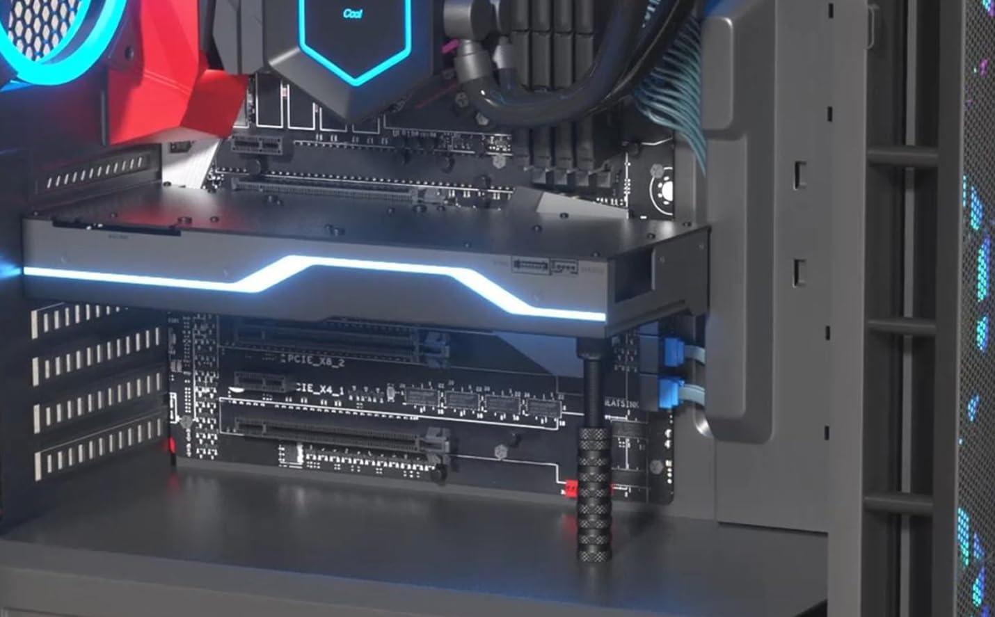 Ausvrkkit GPU Support Bracket, 2.75-4.52Inch GPU Sag Bracket with Non-Slip Sheet, GPU Holder for Prevent Graphics Card Sag (Black) - Image 7