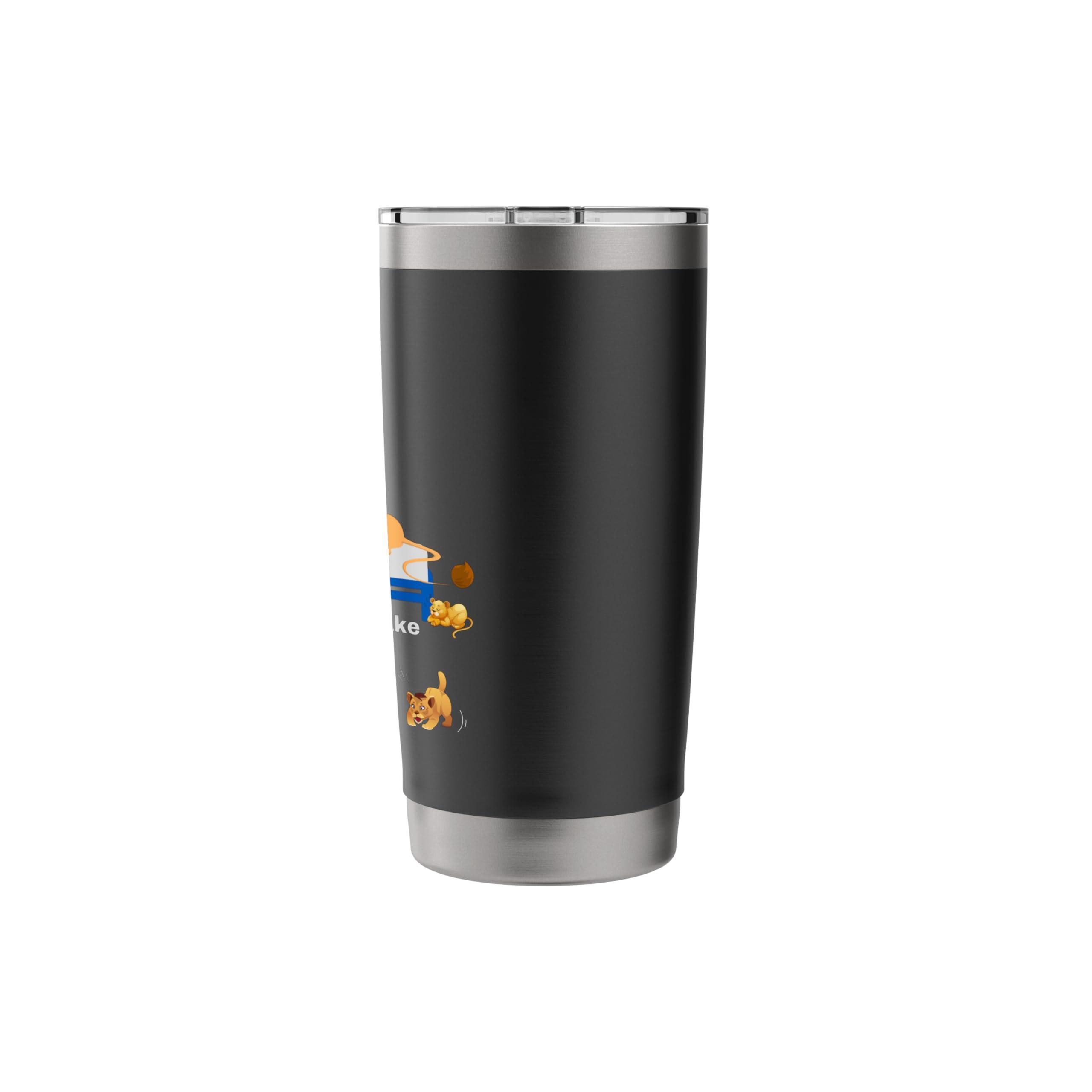Lion Sleeping Father Gifts Father's Day Birthday Christmas Stainless Steel Insulated Tumbler - Image 3