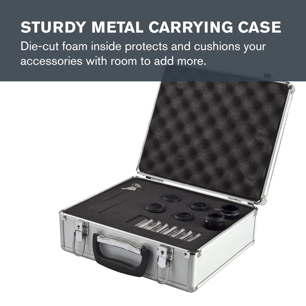 Celestron 94303 1.25 inch Eyepiece & Filter Kit - Includes 14 Pieces in Metal Foam-Lined Carry Case, Silver - Image 6