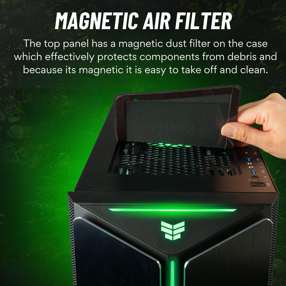 Mantis V2 Gaming Desktop PC - (NVIDIA GeForce RTX 5090, AMD Ryzen 7 9800X3D Processor, 64GB DDR5 RAM, 2TB NVMe Gen4 SSD, HDMI, WiFi 6E + BT, Windows 11 Pro) - Prebuilt RGB Gamer Desktop Computer - Image 7
