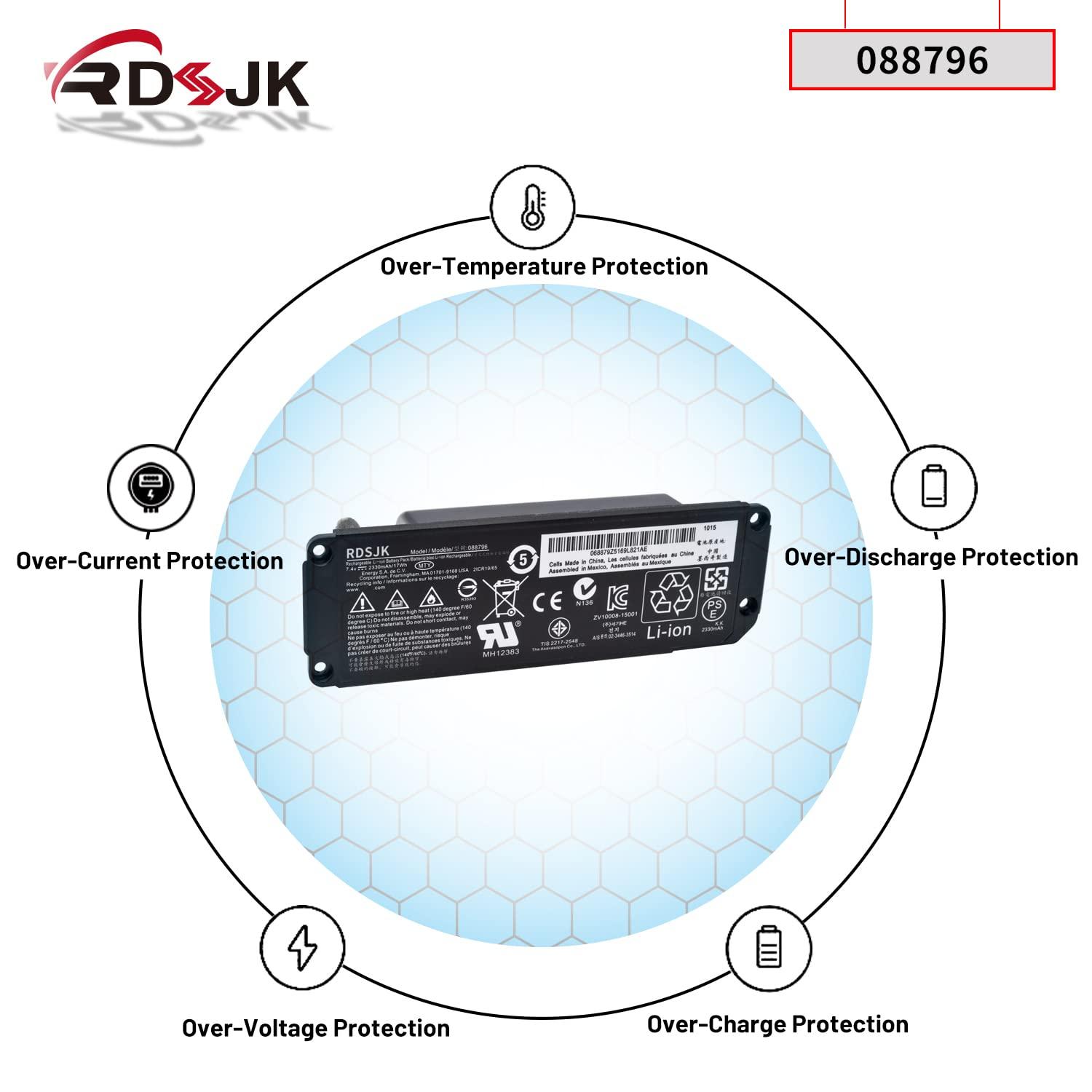 RDSJK 088796 088789 088772 Battery Replacement for Bose Soundlink Mini 2 II mini2 Mini II Bluetooth Speaker 7.4V 17Wh - Image 6