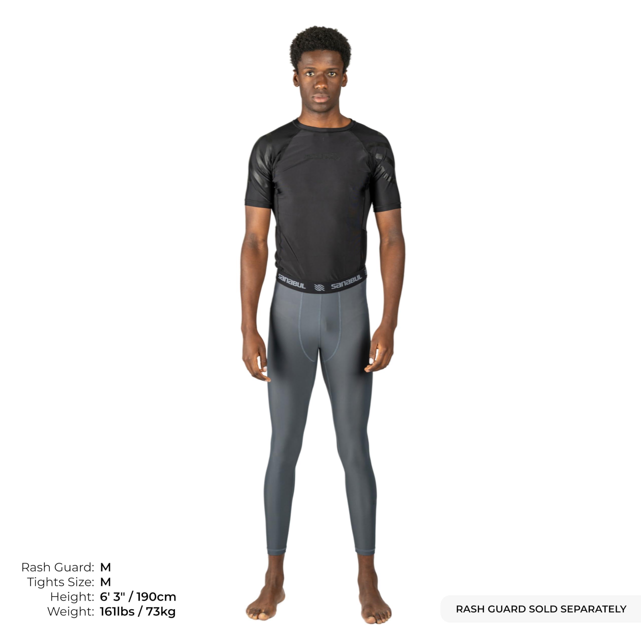 Sanabul Essential Compression Tights Men No Gi Jiu Jitsu Spats - Image 3
