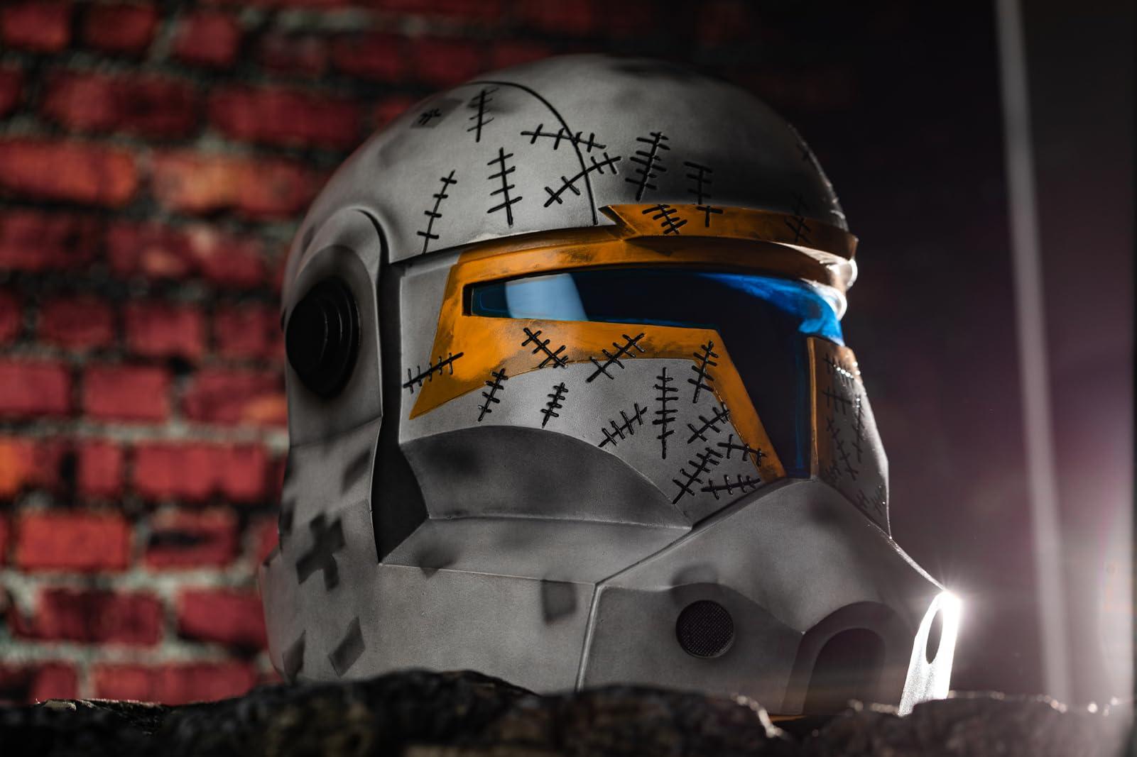 Evere SW Clone Arc Commander Helmet Cosplay Deluxe Halloween Collectible Prop - Image 4