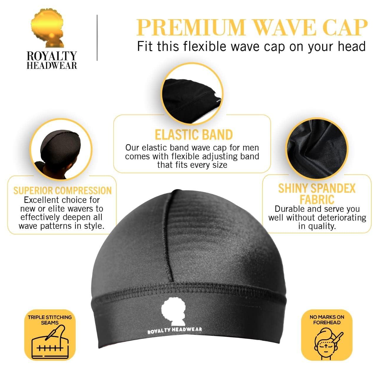 Royalty Headwear Premium Wave Cap, The Best Wave Cap for for 360, 540, and 720 Waves. - Image 2