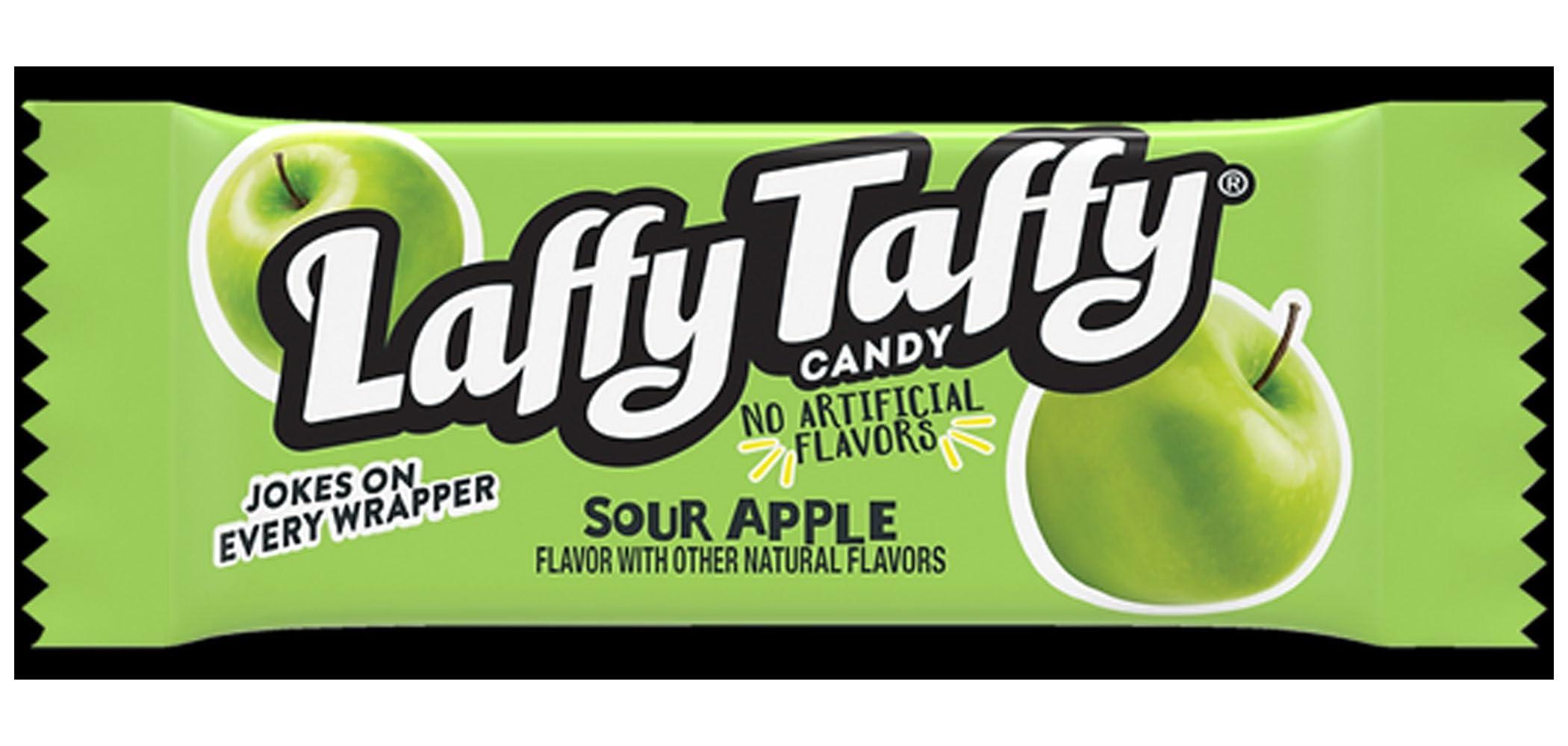 Laffee Taffy Gluten-Free Tangy Mima's Summer Mega Sale Candy - (1LB) Sour Green Apple Deliciously Stretchy Candy for Snacking and Sharing - Taffy Treats Individually Wrapped - Image 5
